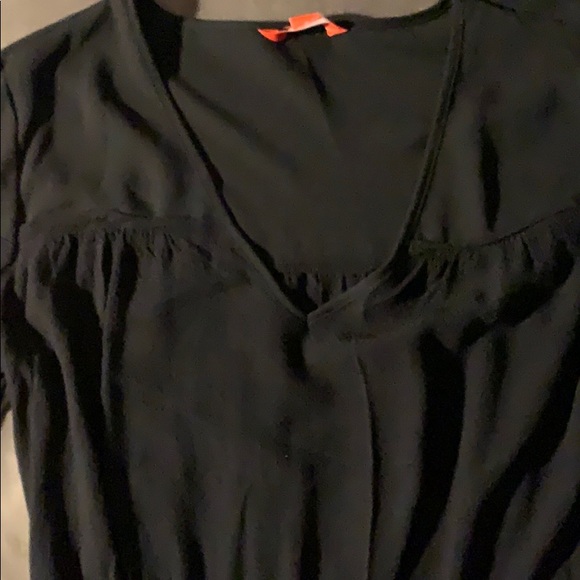 Black V Neck Dress - Picture 4 of 4